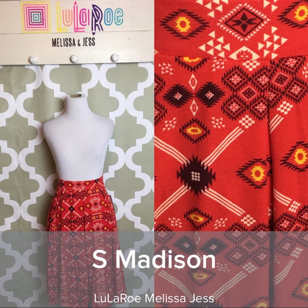 LuLaRoe Madison skirt, NWT, Small